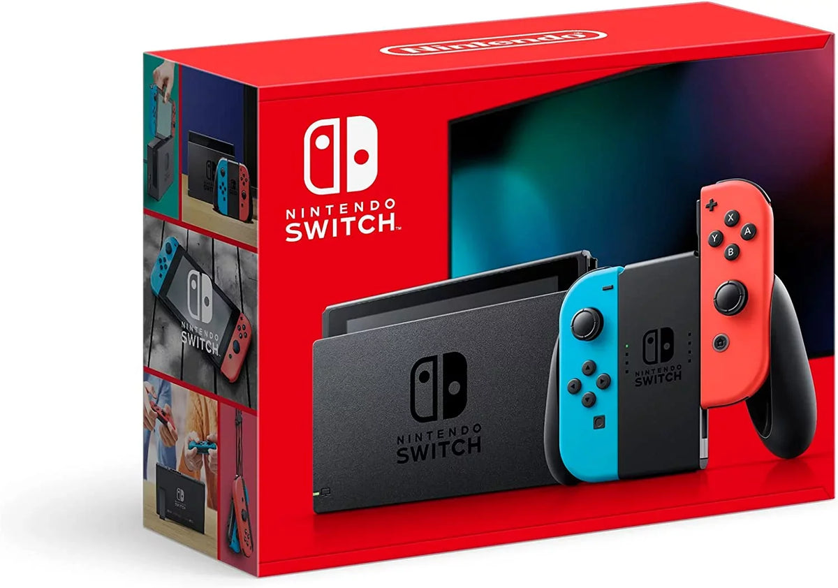 Restored Nintendo Switch™ with Neon Blue and Neon Red Joy‑Con™ (Refurbished)