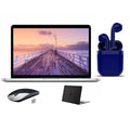 Restored Apple MacBook Pro 13.3-inch Intel Core i5 4GB RAM Mac OS 1TB HDD Bundle: Wireless Mouse, Black Case, Bluetooth/Wireless Airbuds By Certified 2 Day Express (Refurbished)