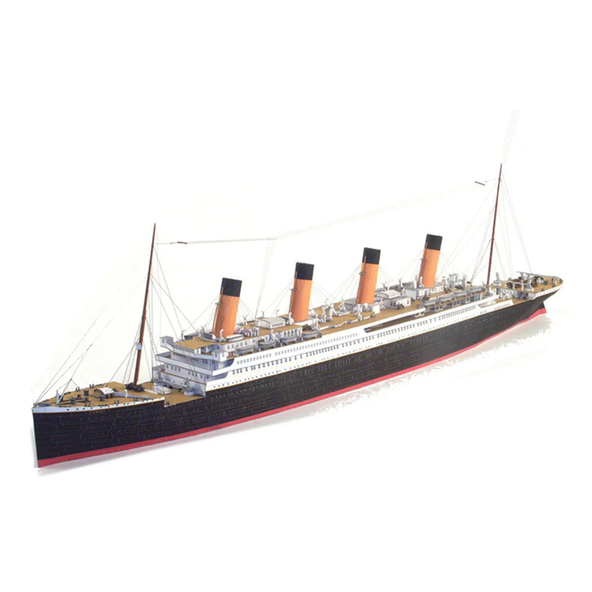 1:400 67*7CM British Titanic Cruise Paper Model Ship Model Handmade DIY Model (Unassembled Kit )