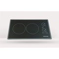 Lite-Touch Q Cortez 2-burner Trimline Cooktop, black with interactive control - two 6 .5 inch 240V UL