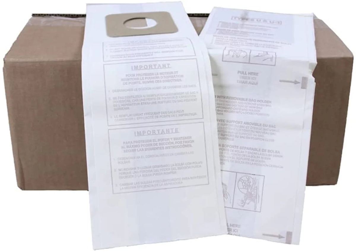 Panasonic U U3 U6 Standard Filtration Bulk Vacuum Bags 100 Count 291722B