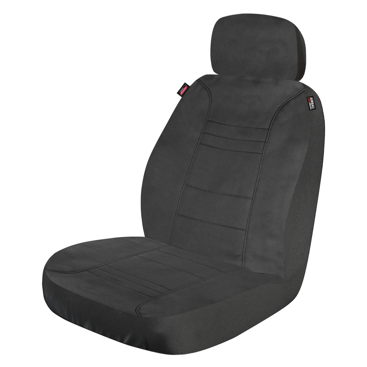 Genuine Dickies 2 Piece Aquablock Universal Car Seat Covers, Gray