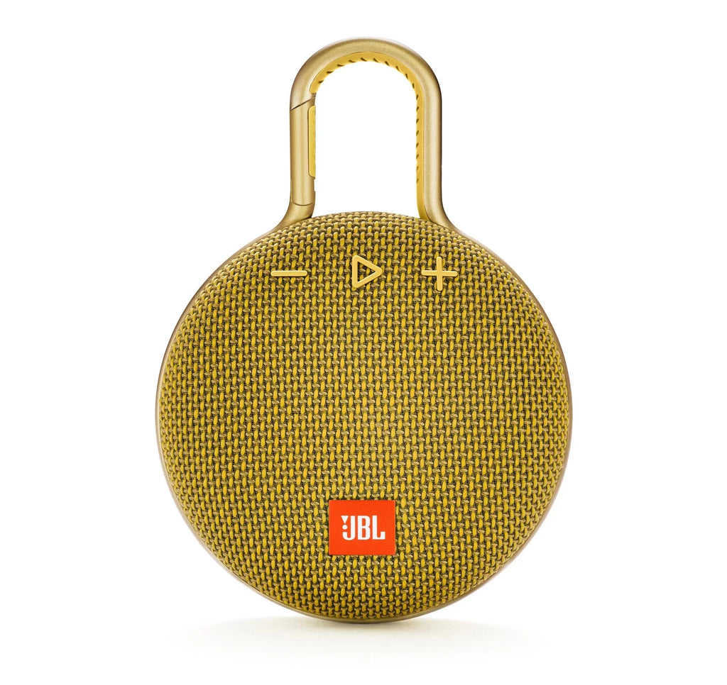 Open Box JBL Clip 3 Mustard Yellow Bluetooth Speaker