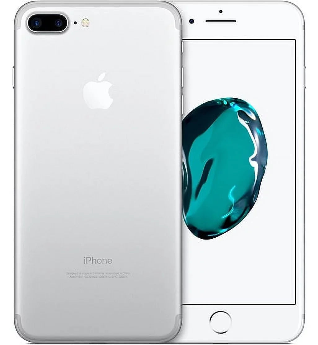 Restored Apple iPhone 7 Plus 256GB Silver (Unlocked) (Refurbished)