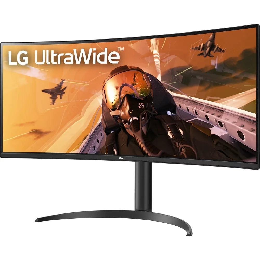 Open Box LG 34WP75C-B 34" Curved UltraWide QHD HDR 10 160Hz USB Type-C Monitor with AMD FreeSync Premium Pro (65W Power Delivery)