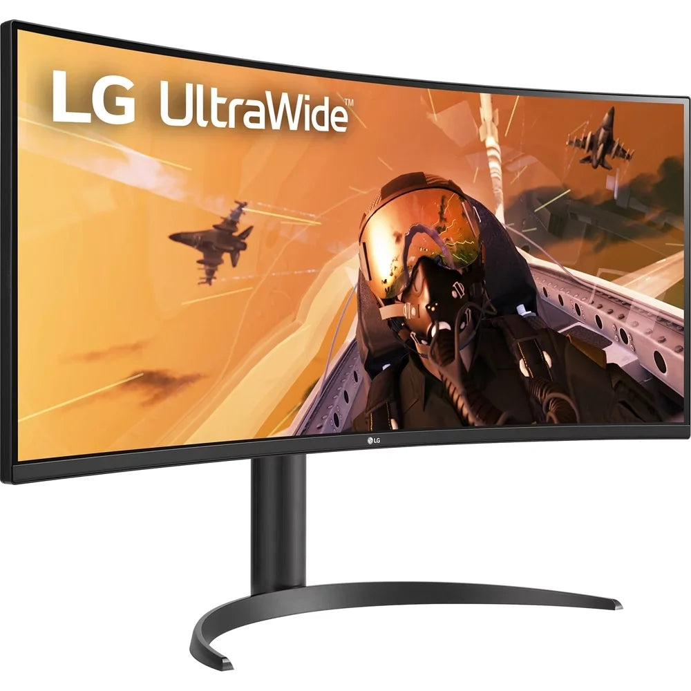 Open Box LG 34WP75C-B 34" Curved UltraWide QHD HDR 10 160Hz USB Type-C Monitor with AMD FreeSync Premium Pro (65W Power Delivery)