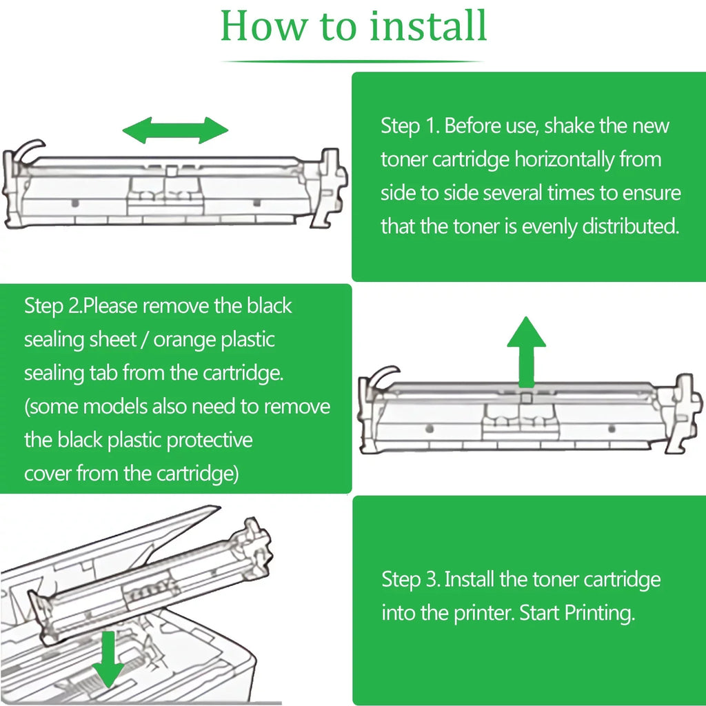 GREENCYCLE 4 Pack Compatible Samsung MLT-D115L D115L Black Toner Cartridge Replacement for SL-M2820DW SL-M2870FW SL-M2880FW Xpress M2670 M2820 M2870 Laser Printer