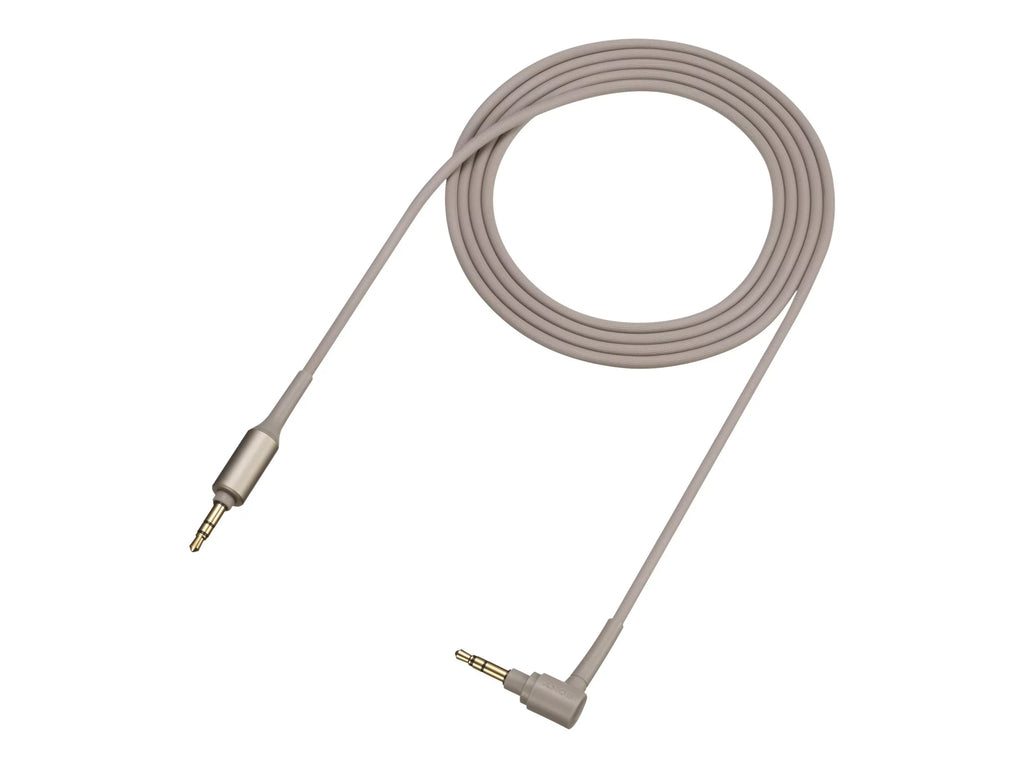 Sony MDR-1000X - Headphones with mic - full size - Bluetooth - wireless - NFC - active noise canceling - beige