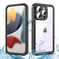 Dteck for iPhone 15 Pro Max Case Waterproof - Built-in Screen Protector IP68 Underwater Full Body Shockproof Protective Case 6.7 Inch, Black