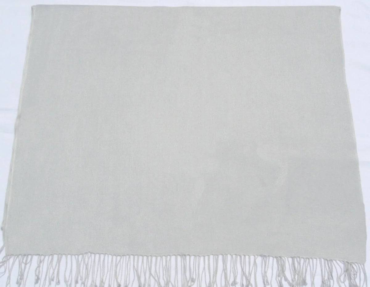 Scarf/Scarves/Shawl/Shawls/Stole/Wrap/Pashmina Scarf/Pashmina Shawl/Cashmere/Cashmere Scarf/Wool/Silk (Silver Grey)