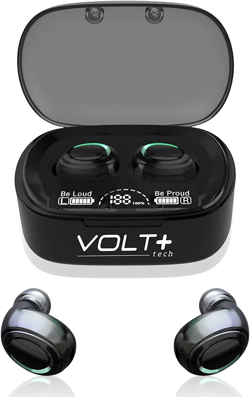 Wireless V5.1 PRO Earbuds Compatible with Samsung Galaxy Note 10/Plus/Lite/+/5G/Note10 IPX3 BlueTooth Touch Waterproof / Sweatproof / Noise Reduction with Mic (Black)