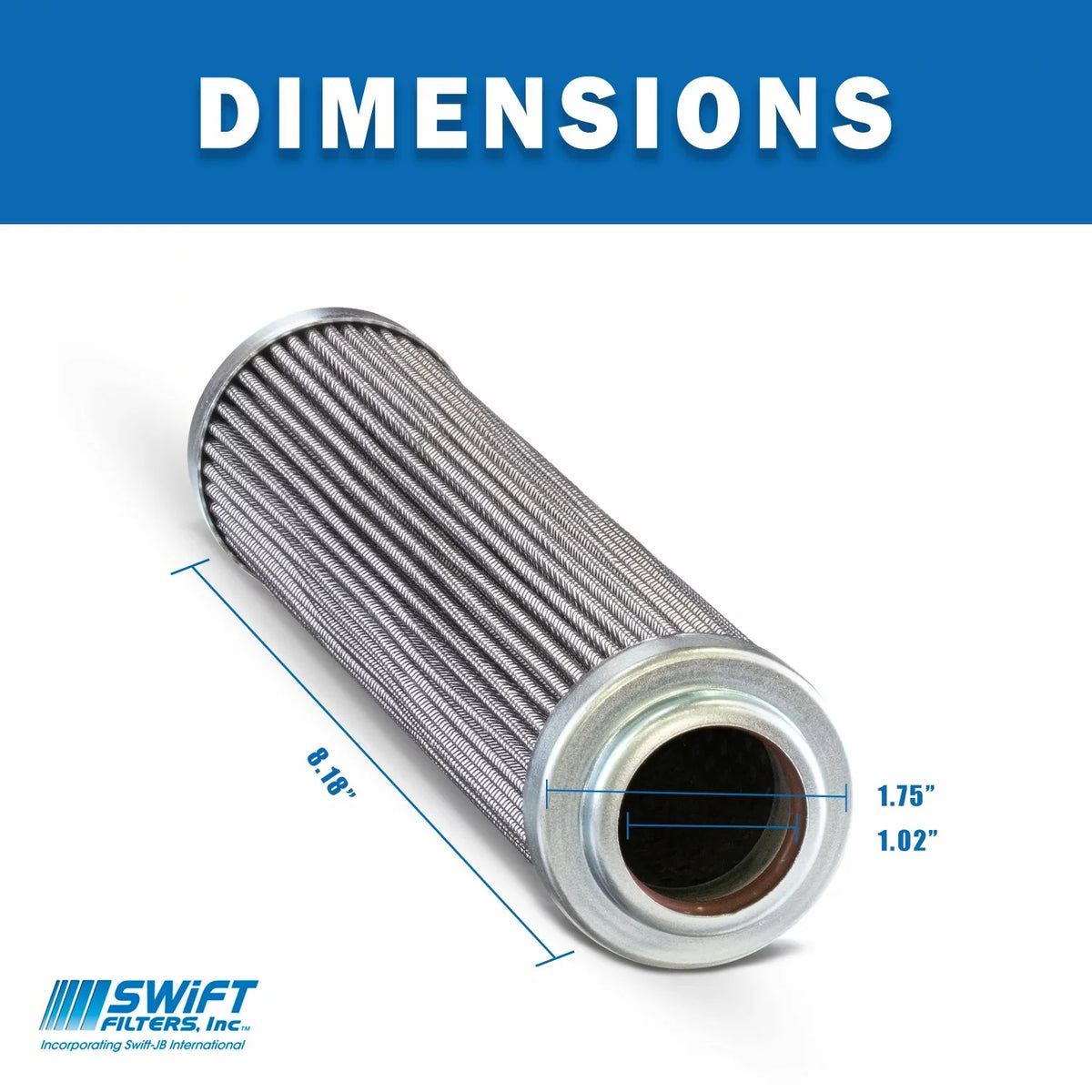 Direct Interchange for TAISEI KOGYO P-F-TMA-3-8C Cartridge Filter Element Microglass Construction 12 Micron