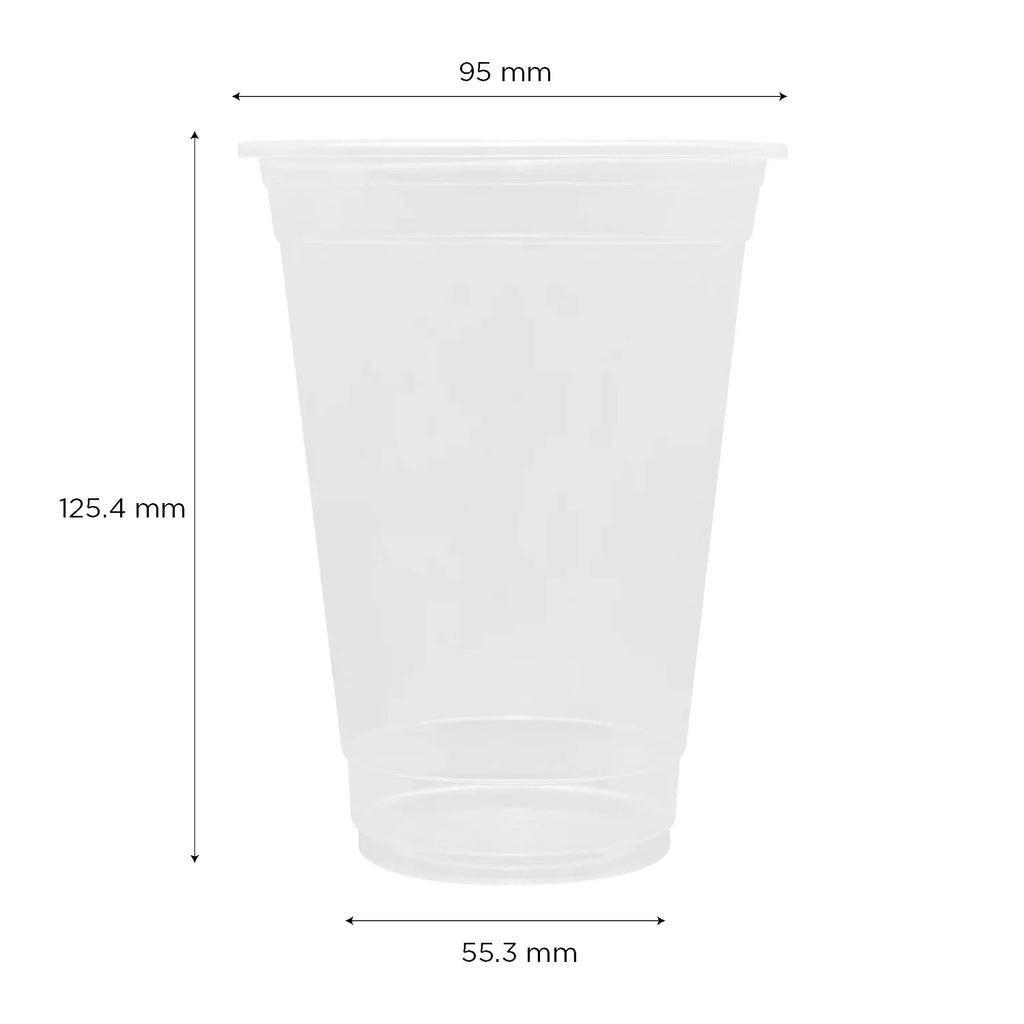 Karat C1011 Translucent U-RIM PP Modern Cups 16 oz 500 cc (95mm), 2000 Pcs