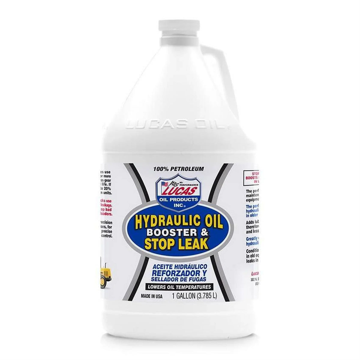 Lucas Oil 10018 Hydraulic Oil Booster/Stop Leak, 1 Gallon, Case/4
