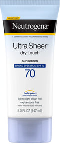 6 Pack - Neutrogena  Ultra Sheer Dry-Touch Sundisplay Lotion, Broad Spectrum SPF 70 UVA/UVB, 5 fl. oz 1 ea
