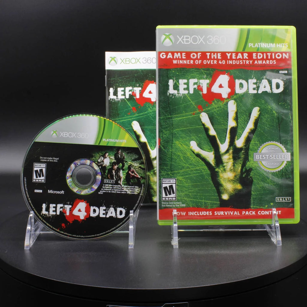 Left 4 Dead | Microsoft Xbox 360 | Game of the Year Edition | PLatitudeinum Hits