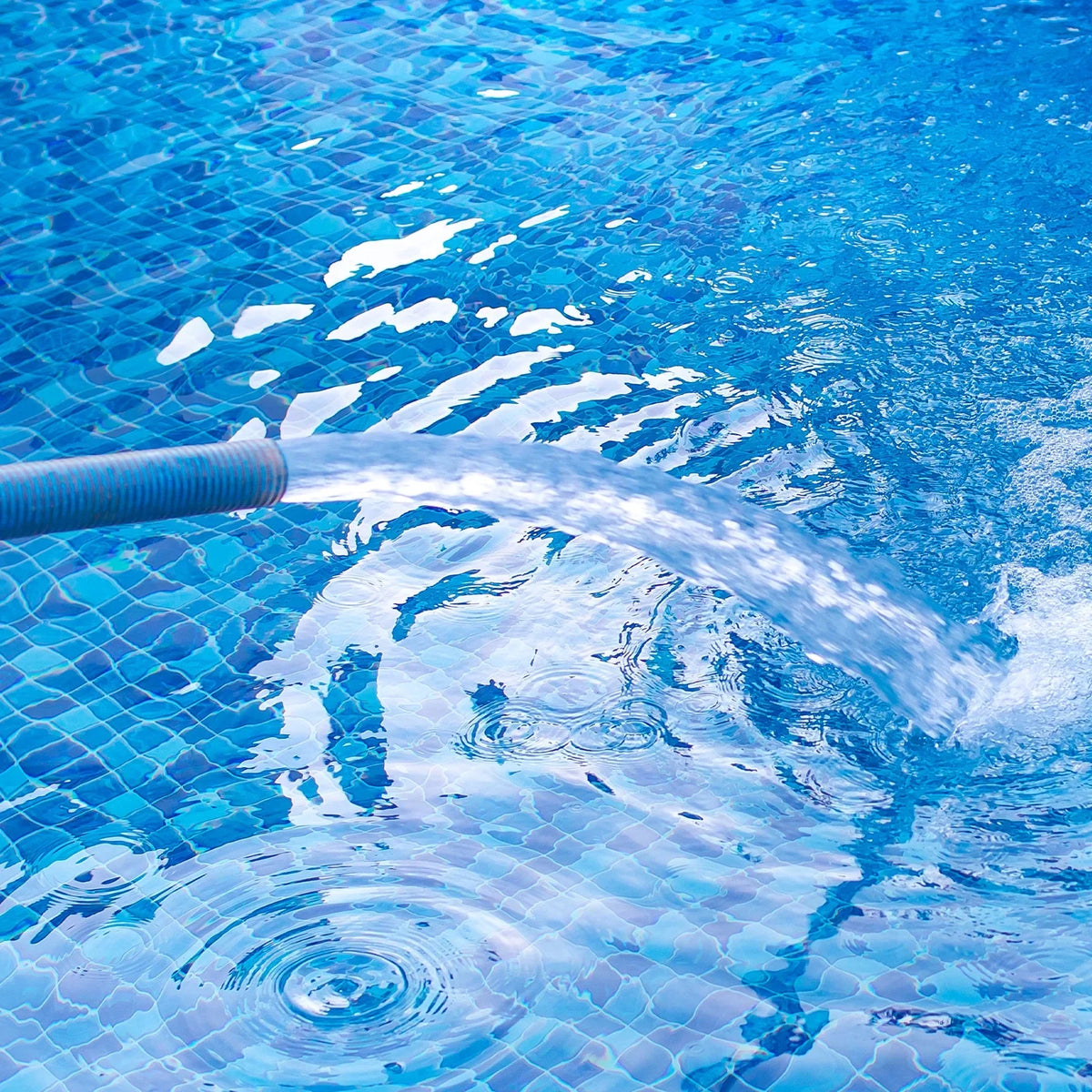 Lightweight Backwash Hose Lay FLatitude Reinforced Discharge PVC Hose 40mm ID 49ft for Swimming Pool