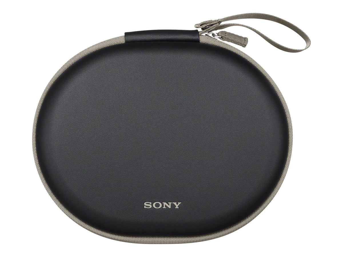 Sony MDR-1000X - Headphones with mic - full size - Bluetooth - wireless - NFC - active noise canceling - beige
