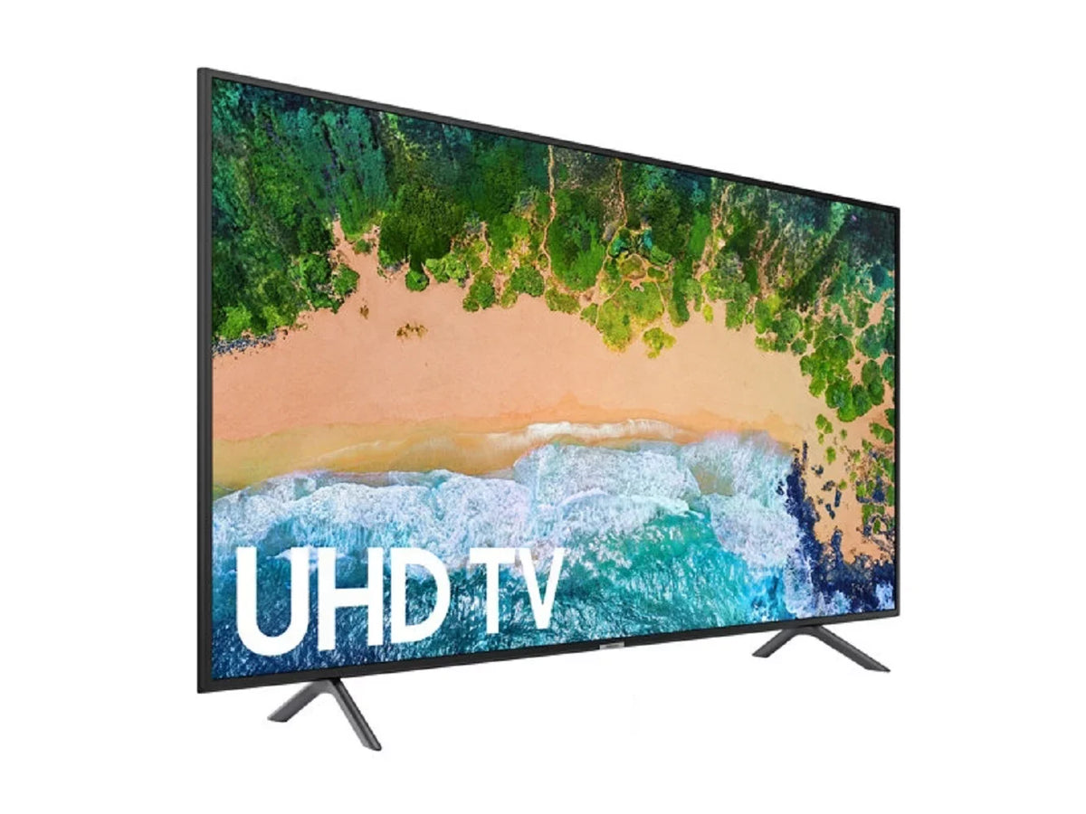 Restored Samsung 43" Class 4K (2160P) Smart LED TV (UN43NU710DFXZA) (Refurbished)