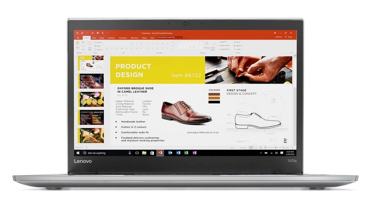 Lenovo ThinkPad T470s Touch Windows 7 Pro LTE 4G Laptop - Intel Core i7-7600U, 20GB RAM, 256GB SSD, 14" IPS FHD (1920x1080) Touchdisplay, Fingerprint Reader, Smart Card Reader, Black Color