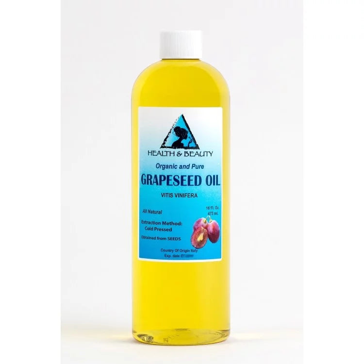 GRAPESEED OIL ORGANIC CARRIER COLD PRESSED 100% PURE 64 OZ