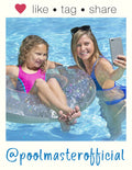Poolmaster 36-Inch Silver Glitter Swimming Pool Float Tube