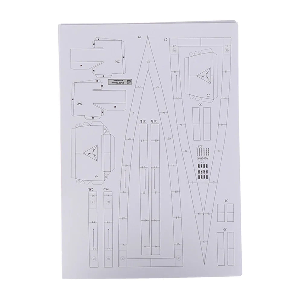 1:400 67*7CM British Titanic Cruise Paper Model Ship Model Handmade DIY Model (Unassembled Kit )