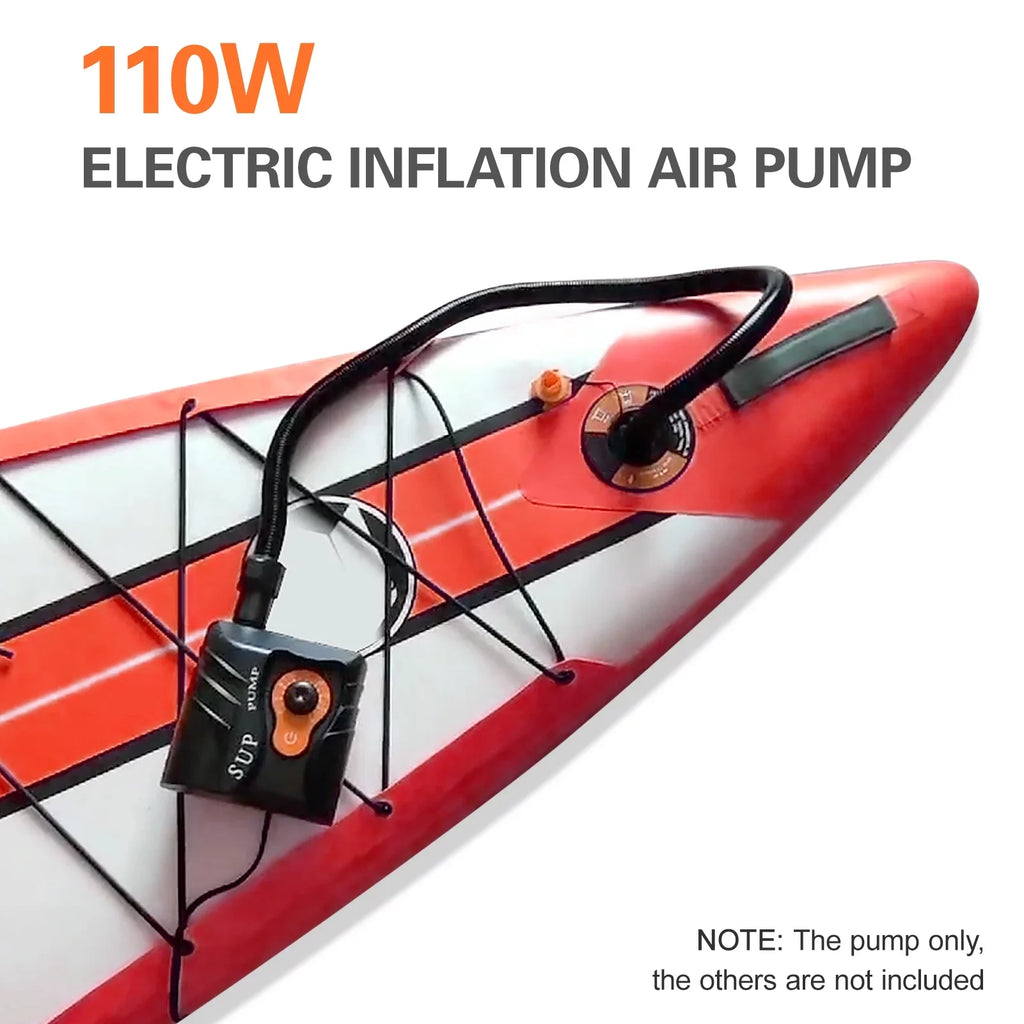 Anself Easy to Use 16 PSI Electric Air Pump with 6 Nozzles for InfLatitudeables and Boats,