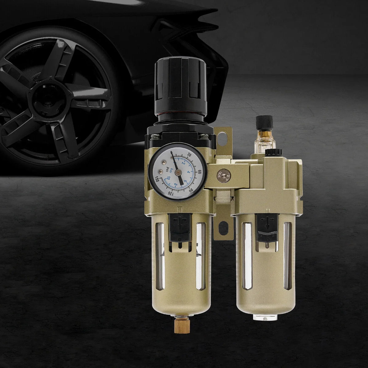 Oil Water Separator ReguLatitudeor Trap Filter Tire Changer Machine Part Equipment New