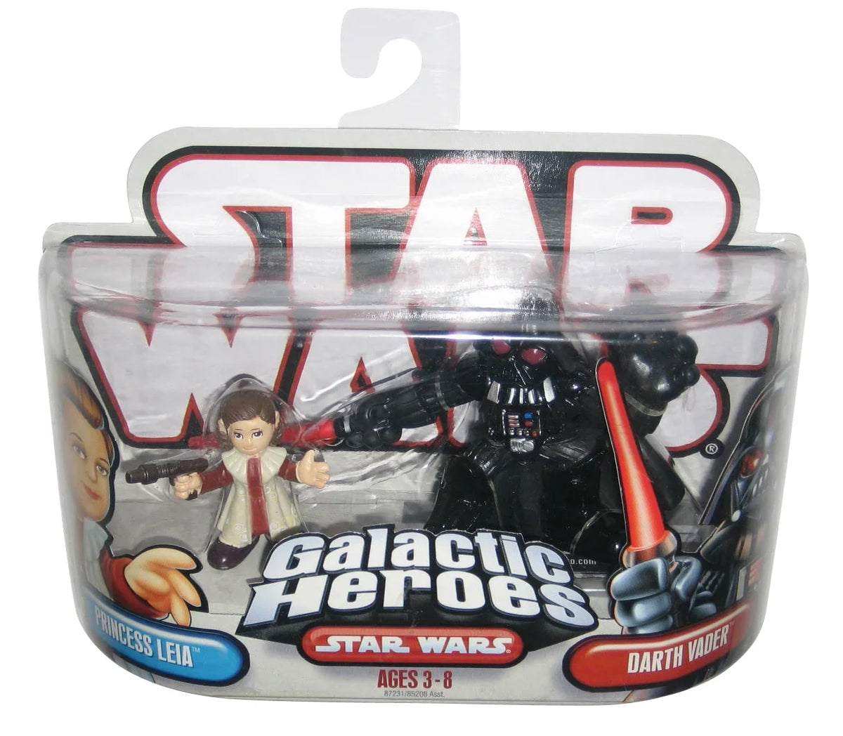 Star Wars Galactic Heroes Princess Leia & Darth Vader Hasbro Figure Set