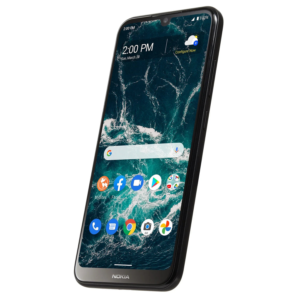 Simple Mobile Nokia C200, 32GB, Gray- Prepaid Smartphone [Locked to Simple Mobile]