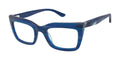 NEW GX by Gwen Stefani GX051 Navy Eyeglasses 49mm with GX Case