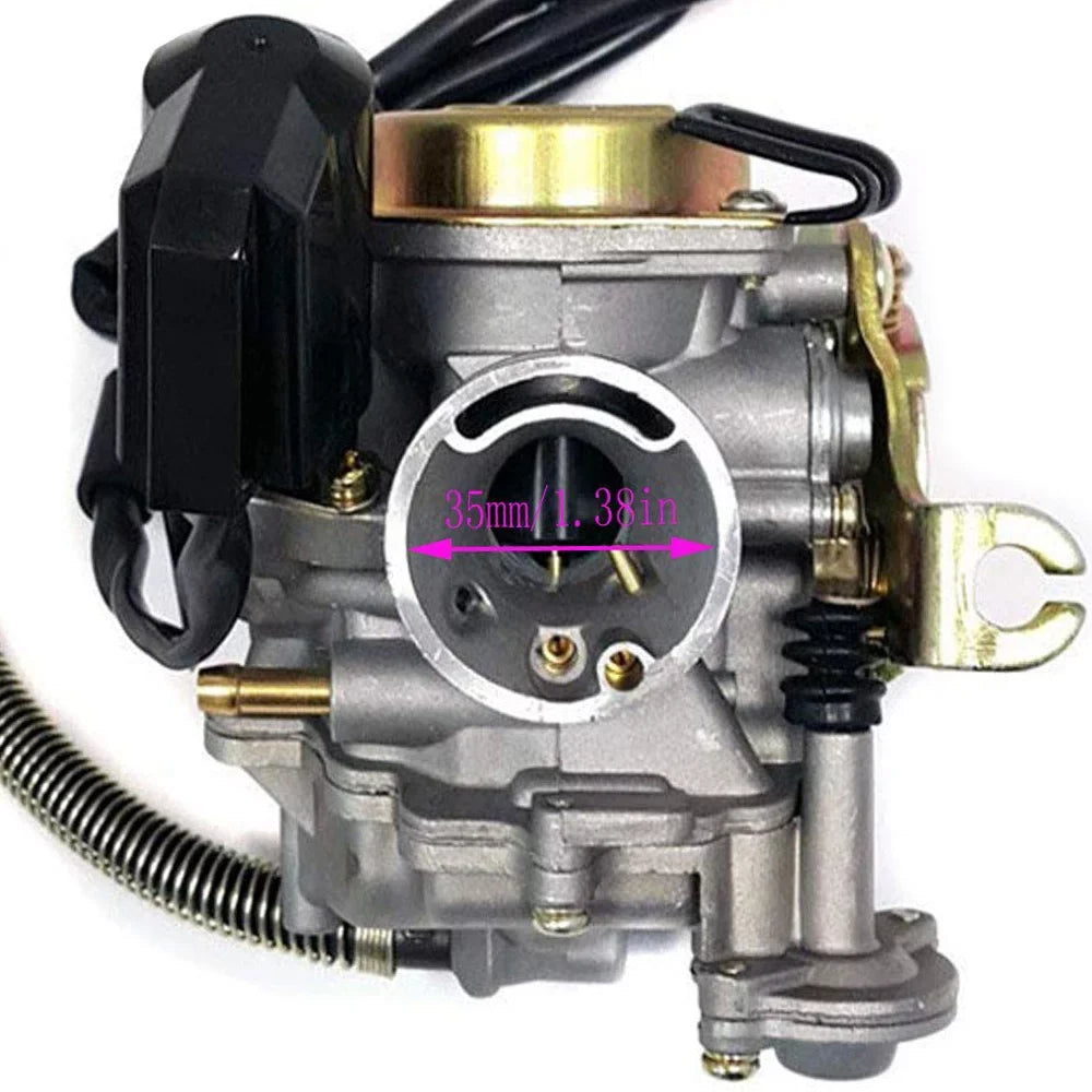 Carburetor Fit for GY6 50CC 49CC 4 Stroke Scooter Taotao Engine 18mm Carb Intake Manifold Air Filter