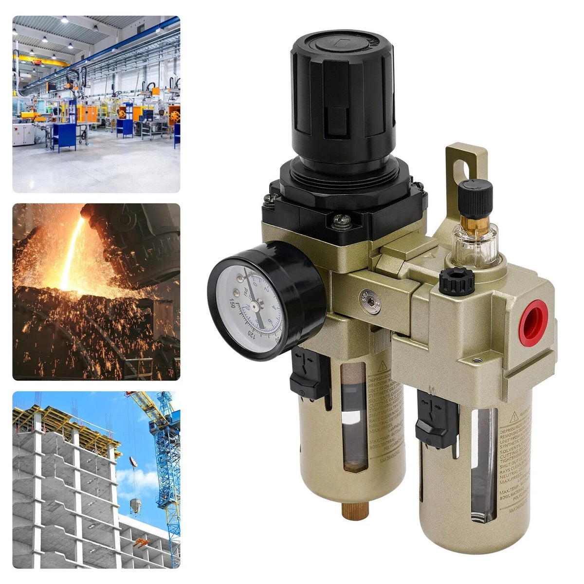Oil Water Separator ReguLatitudeor Trap Filter Tire Changer Machine Part Equipment New