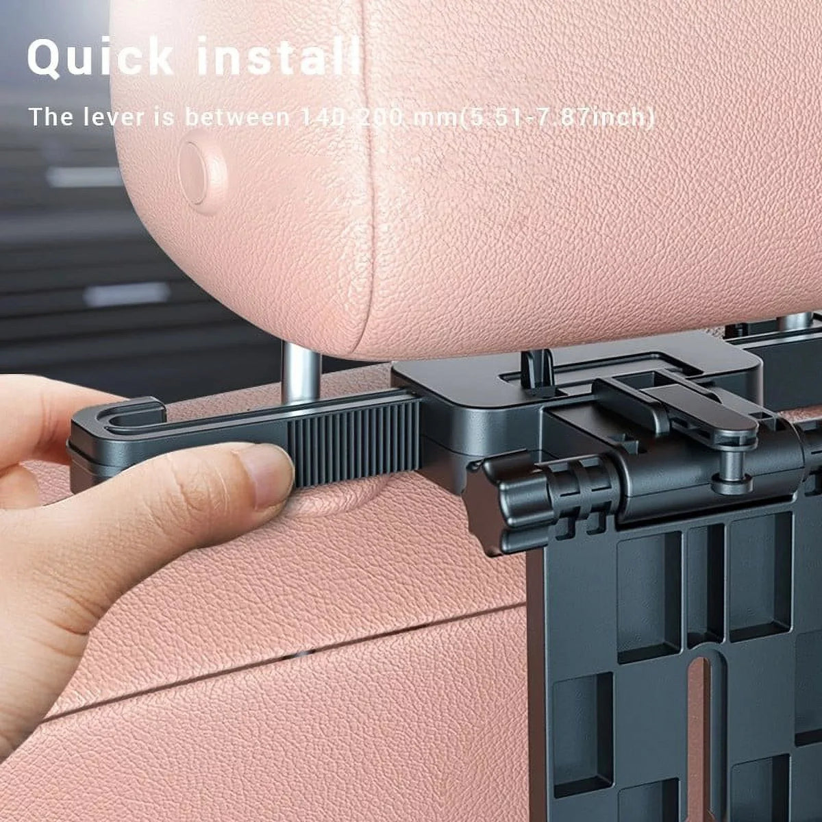 Car Seat Back Foldable Tray Laptop Table Auto Seatback Desk Cup Phone Holder