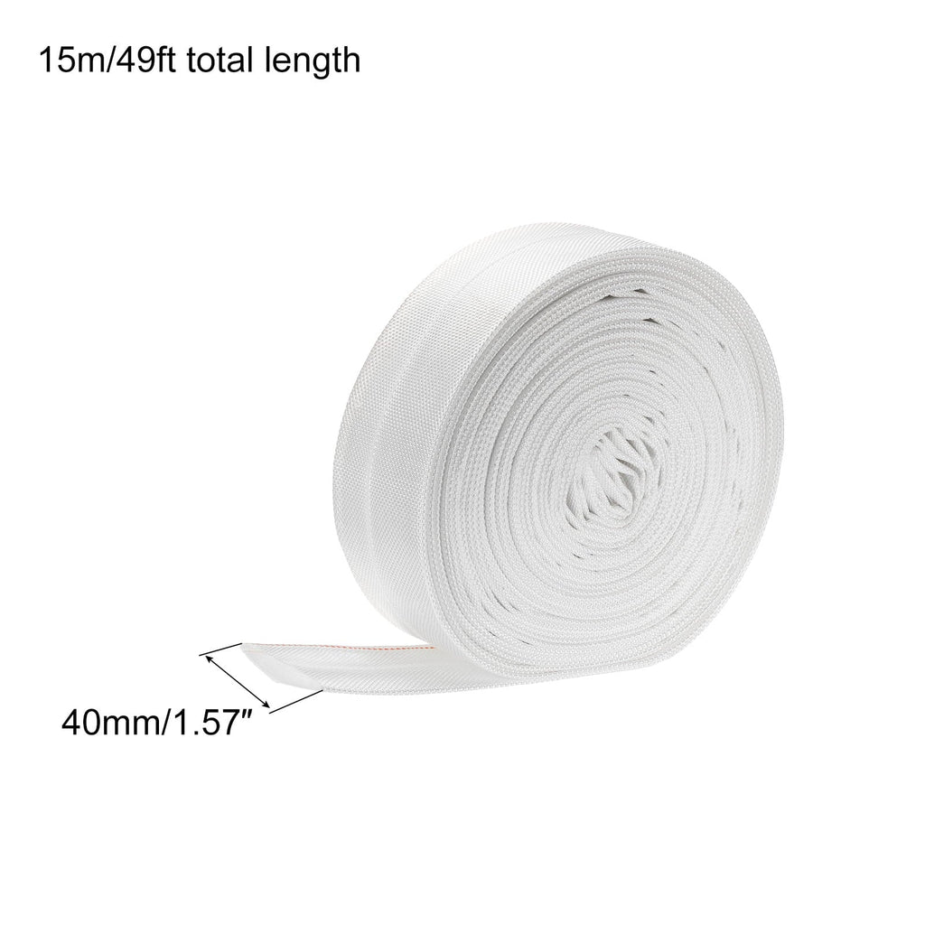 Lightweight Backwash Hose Lay FLatitude Reinforced Discharge PVC Hose 40mm ID 49ft for Swimming Pool