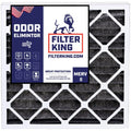 Filter King 16.25x21.25x1 Air Filter | 4-PACK | Carbon MERV 8 HVAC Pleated A/C Furnace Filters | MADE IN USA | Actual Size: 16.25 x 21.25 x .75"