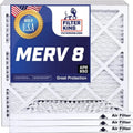 Filter King 26x58.5x1 Air Filter | 4-PACK | MERV 8 HVAC Pleated A/C Furnace Filters | MADE IN USA | Actual Size: 26 x 58.5 x .75"