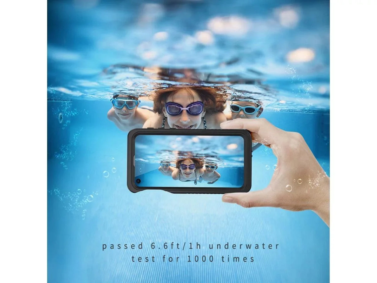 Samsung Galaxy S10e Case, IP68 Waterproof Dustproof Shockproof Case with Built-in Screen Protector, Full Body Sealed Underwater Protective Clear Cover for Samsung S10e