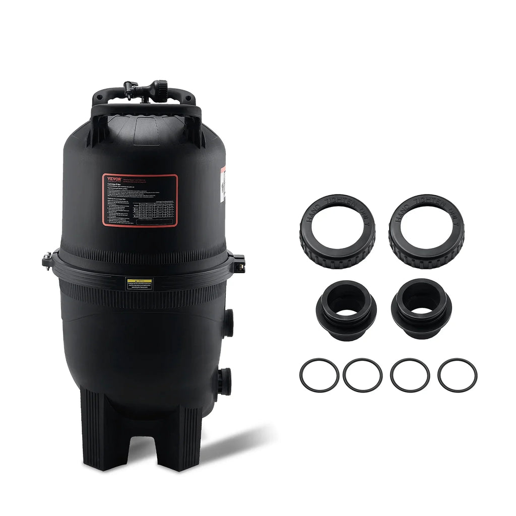 SKYSHALO 325Sq.Ft Pool Cartridge Filter In/Above Ground Swimming Pool Filtration